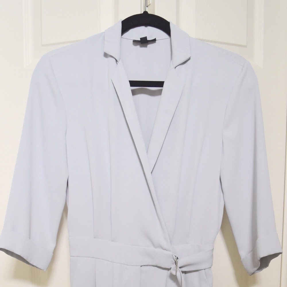 Light Grey Topshop Jumpsuit
